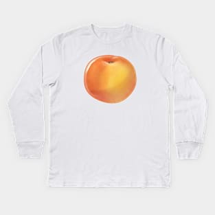 Peach Time Kids Long Sleeve T-Shirt